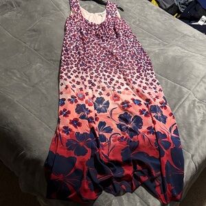 Floral Sleeveless Maxi Dress